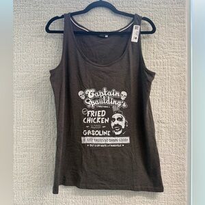 Captain Spaulding Graphic Tank Top - Black